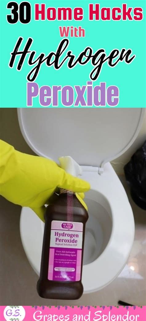 30 Hydrogen Peroxide Home Hacks You Need To Know Hydrogen Peroxide Cleaning Hacks Hydrogen