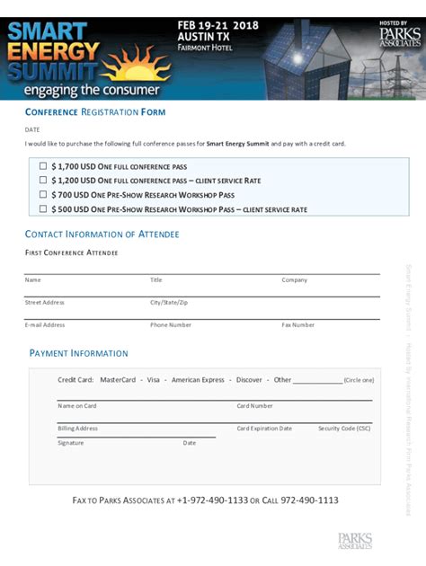 Fillable Online FREE 8 Sample Conference Registration Forms In PDFMS