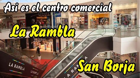 LA RAMBLA SAN BORJA Recorrido Total SAN BORJA LIMA PERU 2021 YouTube