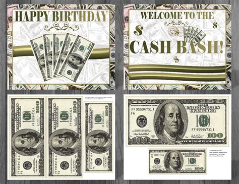 Money Theme Party Supplies Money Themed Decorations