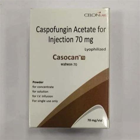 Casocan 70mg Caspofungin Acetate For Injection 70mg At Rs 3000 Vial