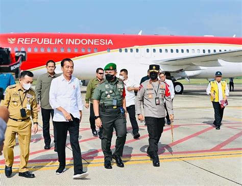 Pangdam II Sriwijaya Bersama Danrem Gapu Dampingi Presiden Jokowi