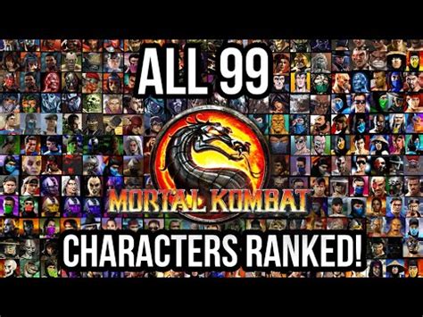 All 99 Mortal Kombat Characters Ranked In 2023 Mortal Kombat