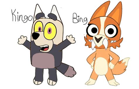 Bluey And The Owl House Color Swap 1 King And Bingo Rbluey