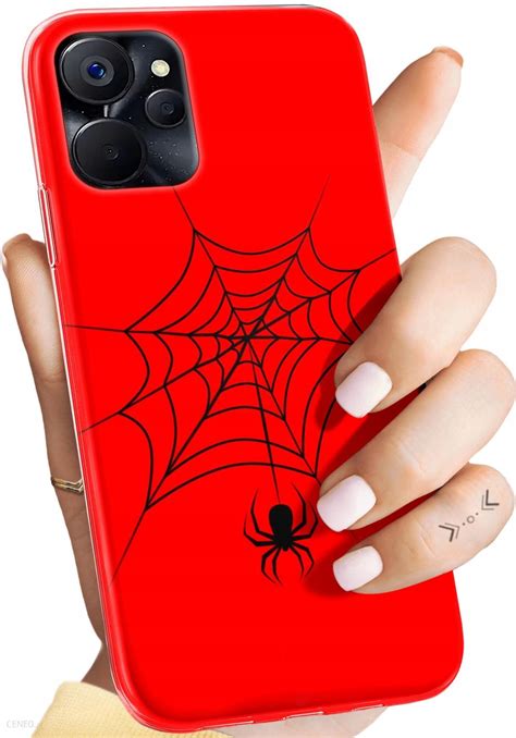 Etui Do Realme 9I Oppo A96 4G Pająk Spider Pajęczyna Obudowa Case