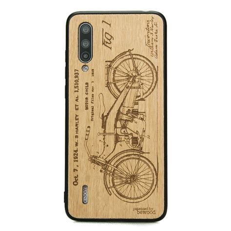 Drewniane Etui Xiaomi Mi Lite Harley Patent Aniegre