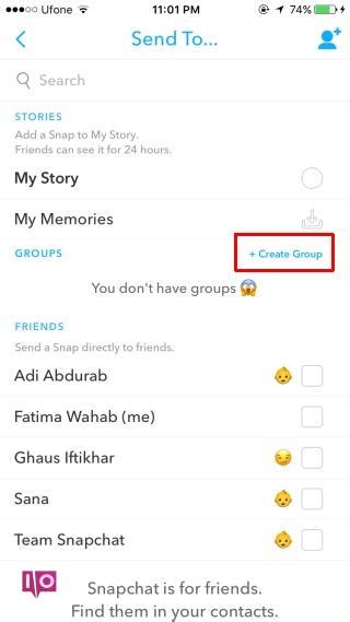 Comment Cr Er Des Groupes Dans Snapchat Moyens I O