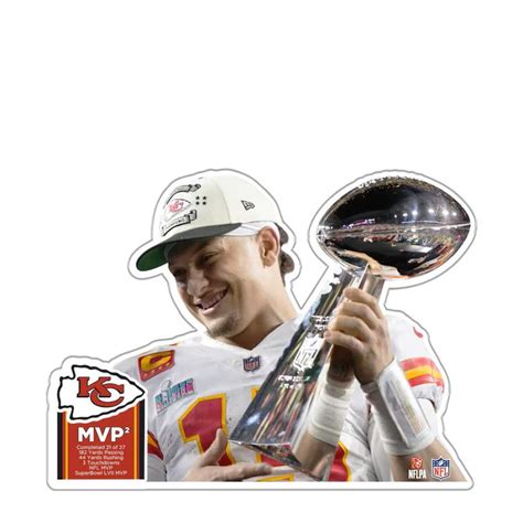 Patrick Mahomes II Chiefs 12 Player Standee Figure Pristine Auction