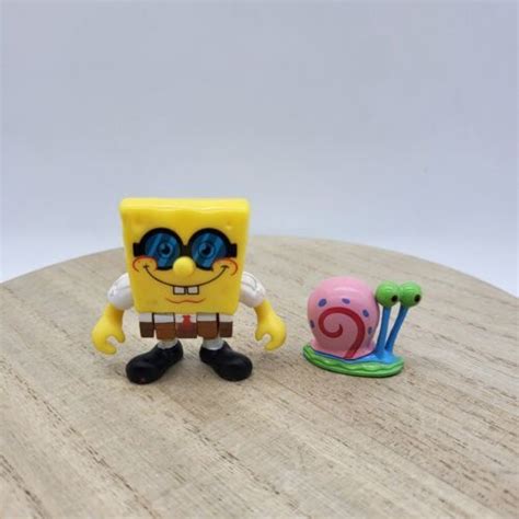 Nickelodeon Mattel Spongebob Squarepants And Gary Action Figure Bundle 4682437382