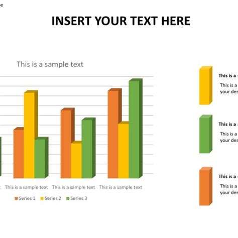 3 Series Bar Chart For PowerPoint Template Slidevilla