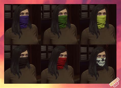 Balaclava Mask Re Texture And Female Version Sp Fivem Gta5