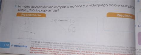 Me Divierto Y Aprendo 6 Página 130 Ayuda Brainly Lat