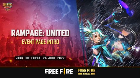 In Game Intro Rampage United Garena Free Fire MAX YouTube