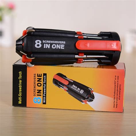 In Multi Screwdriver Led Torch Multifunction Portable Screwdriver