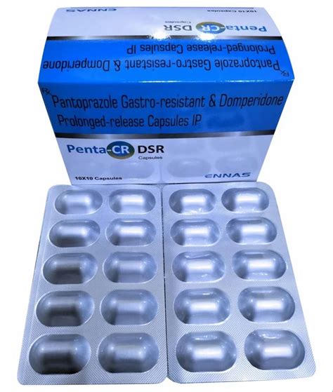 Pantoprazole Gastro Resistant Domperidone Prolonged Capsules At Rs