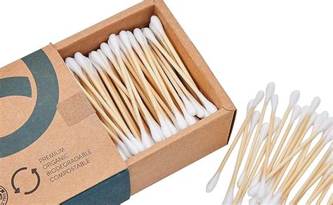 Ecoslurps Bamboo Cotton Buds Biodegradable Cotton Swabs