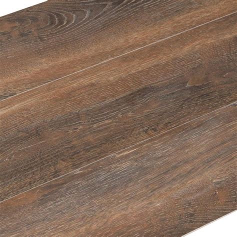 Denali Walnut Wood Plank Ceramic Tile Flooring Wood Look Tile Floor