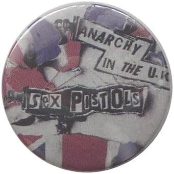 Amazon co jp Sex Pistols Anarchy ピストルズパンク ロゴ 缶バッジ London ストリート マーケットからc イギリス直輸入 おもちゃ