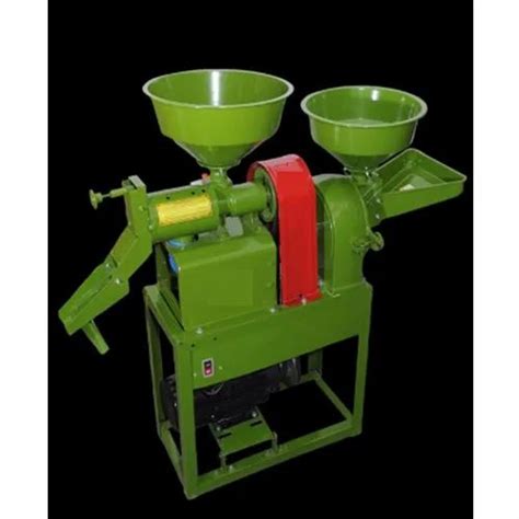 Laxmi Semi Automatic Combine Rice Mill Machinery Mini Rice Mill Machine