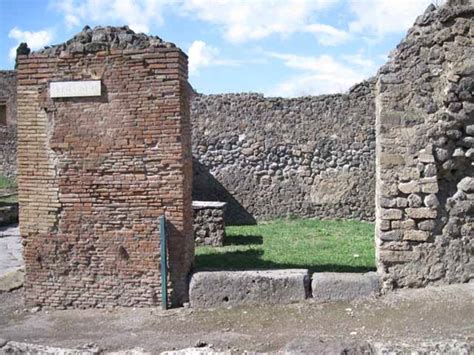 I Pompeii September Looking North Towards Entrance Doorway