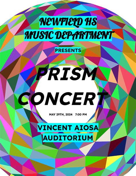 The 2024 Newfield Hs Music Department Prism Concert Newfield Central School District