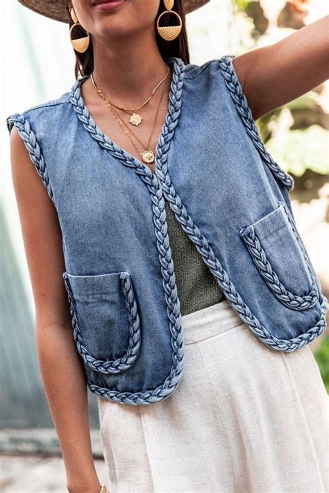 Pin By Faezeh On Vest In 2024 Refashion Clothes Denim Ideas Remake Clothes