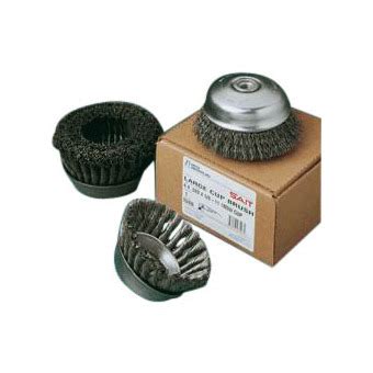 White Cap United Abrasives Sait X Knot Wire Cup Brush