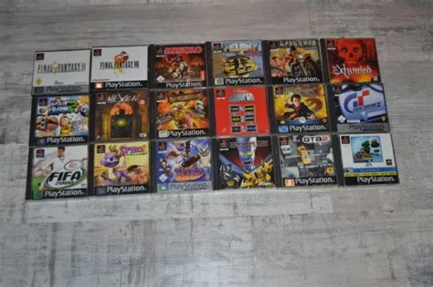 PS1 SPIELE SAMMLUNG 18 Stück alle Spiele sehr gut Top Titel aus