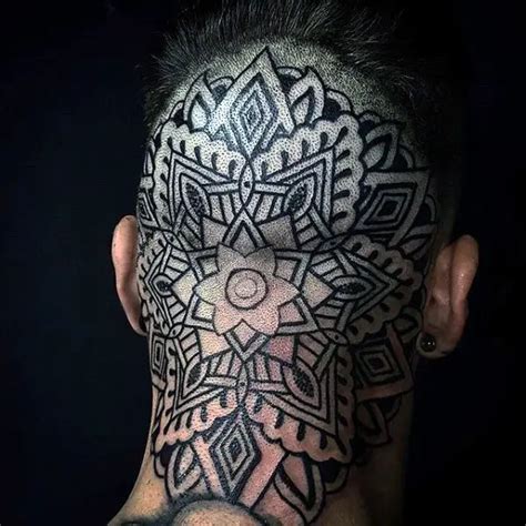 Top 70 Head Tattoos For Men