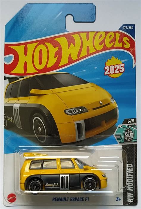 Hot Wheels RENAULT ESPACE F1 Lote J 2025 Miniaturas Colecionáveis Carrinhos Diecast Siq