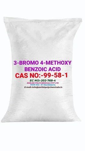 3 Bromo 4 Methoxy Benzoic Acid Grade Standard Technical Grade 326