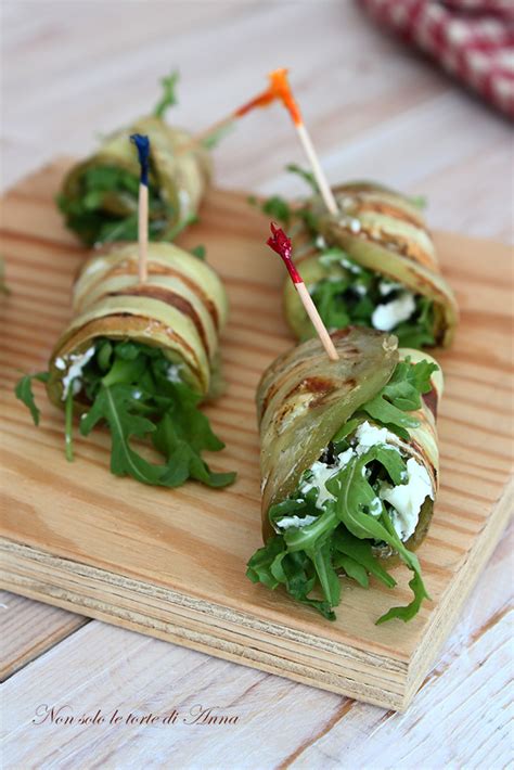 Involtini Di Melanzane E Rucola Ricetta Involtini Sfiziosi Con Melanzane