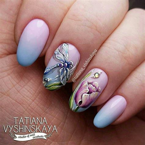 Pin By Dalia Semeta On Elegant Nails Dragonfly Nail Art Nail Art