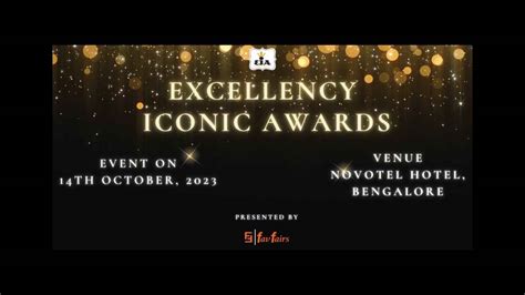 Eia Oct 2023 Excellency Iconic Awards Bengaluru India Conference