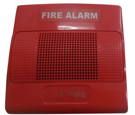 Mild Steel Fire Alarm Hooter For Offices School And Home Size