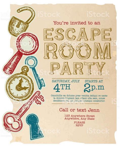 8 Ultimate Escape Room Party Invitation Templates Artofit