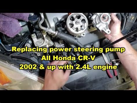 How To Replace Power Steering Fluid Honda Crv Honda Cr V Po