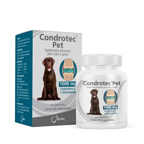 Suplemento Syntec Condrotec Pet 60 Comprimidos Pet Here