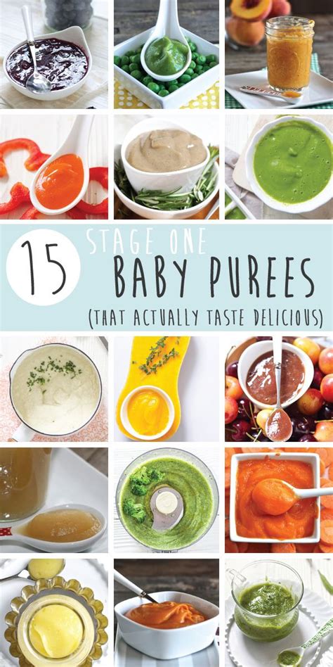 15 stage one baby food purees – Artofit