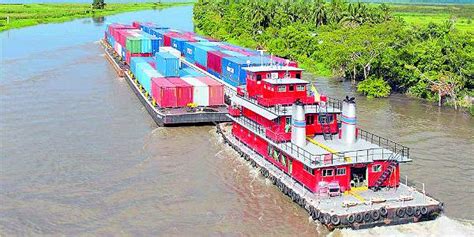 Transporte Fluvial La Infraestructura Lleg A Los Puertos De R Os Del