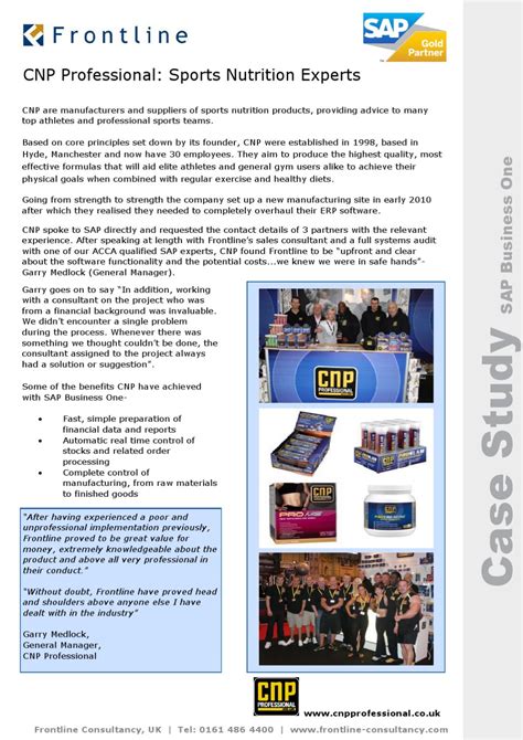 CNP Professional Case Study by Frontline Consultancy - Issuu