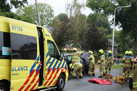 Gewonde Bij Aanrijding Tussen Twee Auto S Lunterseweg Ede