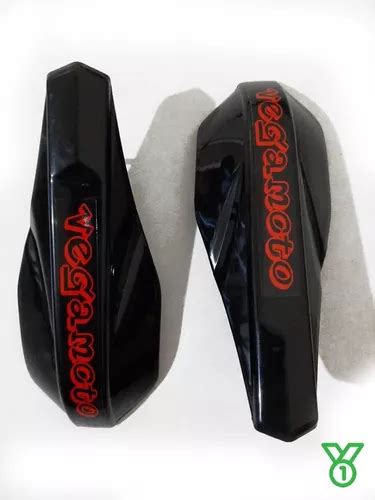 Cubre Puños Universales Moto Handguards Enduro Negros Mod22