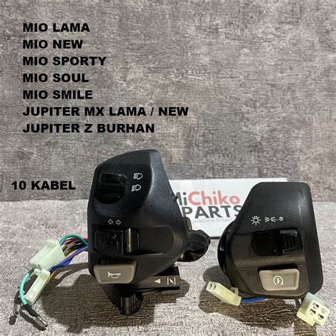 Jual Sepasang Holder Saklar Kiri Kanan Mio Series Jupiter MX Lama New