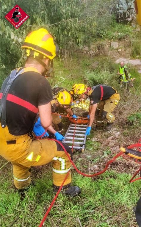 Un Motorista Fallecido En Pedreguer Tras Salirse De La Carretera Y Caer