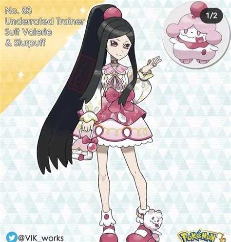 Valerie Fairy Type Gym Leader In 2022 Pokemon Character Design