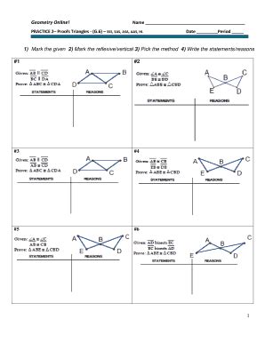 Geometry Proofs Examples And Answers Pdf Fill Online Printable