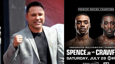 Óscar de la Hoya tiene un claro favorito para el combate entre Spence y