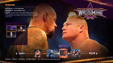 Wwe K Showcase Mode Gameplay Undertaker Vs Brock Lesnar Youtube