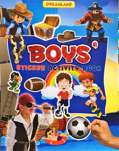 Sticker Activity Book - Boys - Turning Point Books